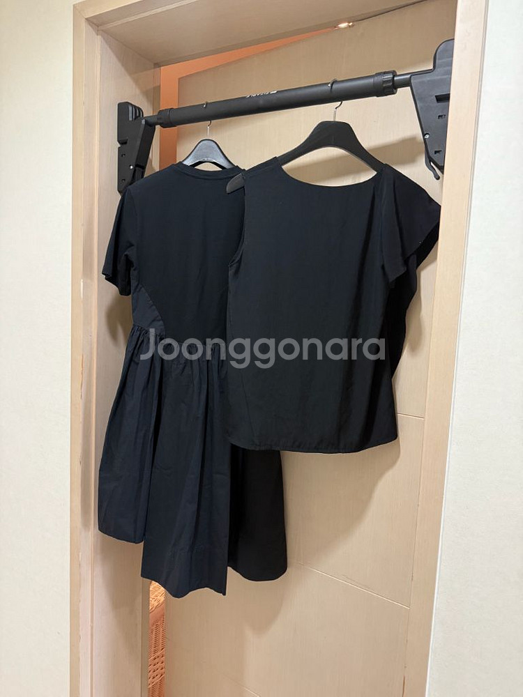 코스 언발 볼륨 미디드레스(+언발 블라우스 증정)--6