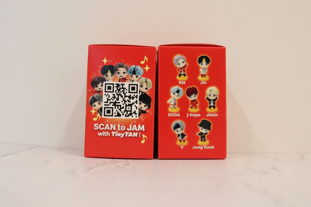 맥도날드 타이니탄(BTS)해피밀 피규어 앵콜 에디션 7종 세트 이미지