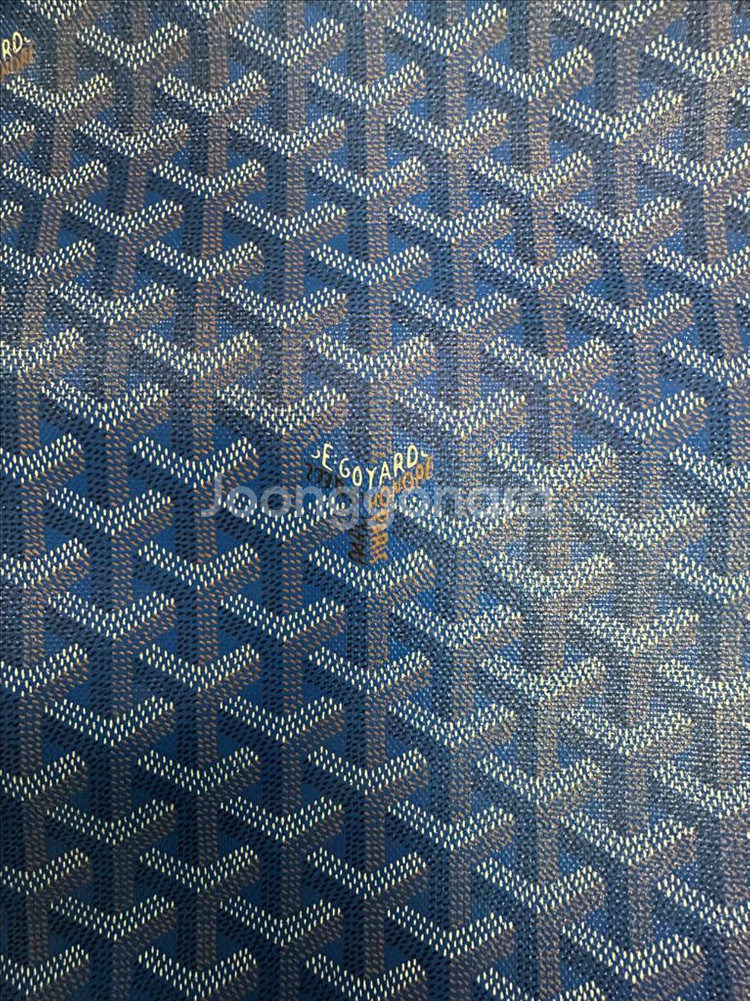 고야드 블루 클러치 GM (정품감정서 보유)--3