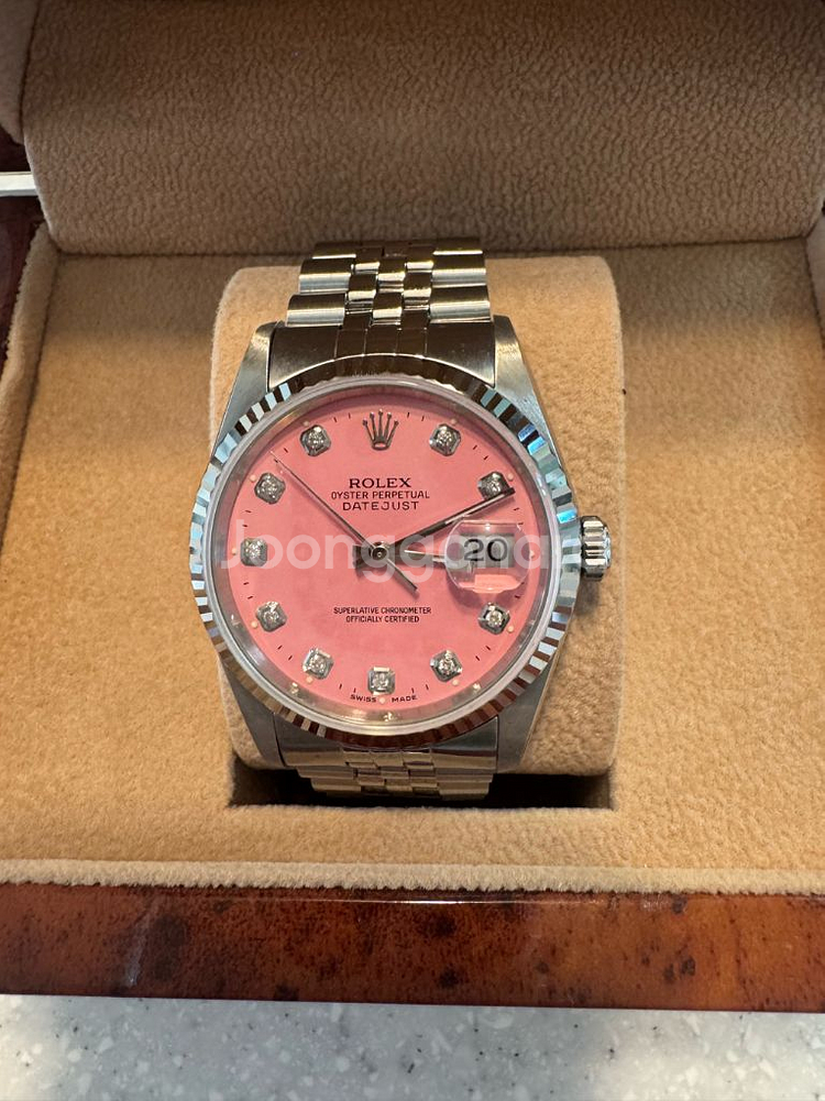 롤렉스 데이저스트 16234 핑크 다이아 10p--0