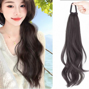 새상품) 머리 기장 연장용 헤어 가발 머리끈