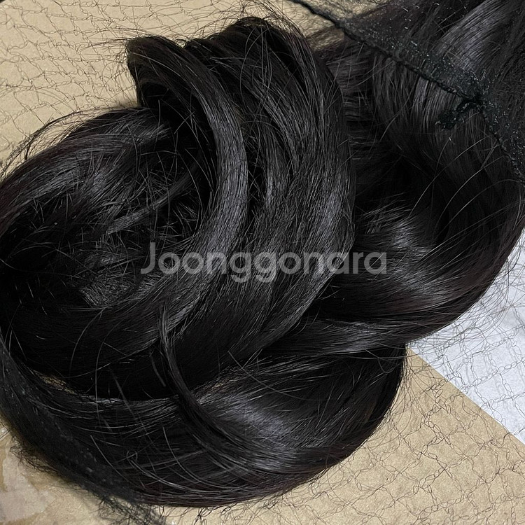 새상품) 머리 기장 연장용 헤어 가발 머리끈--1