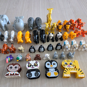레고듀플로 다양한 동물 피규어들