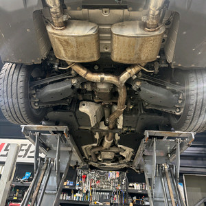 캐딜락ATS 머플러 코르사 캣백 제품입니다