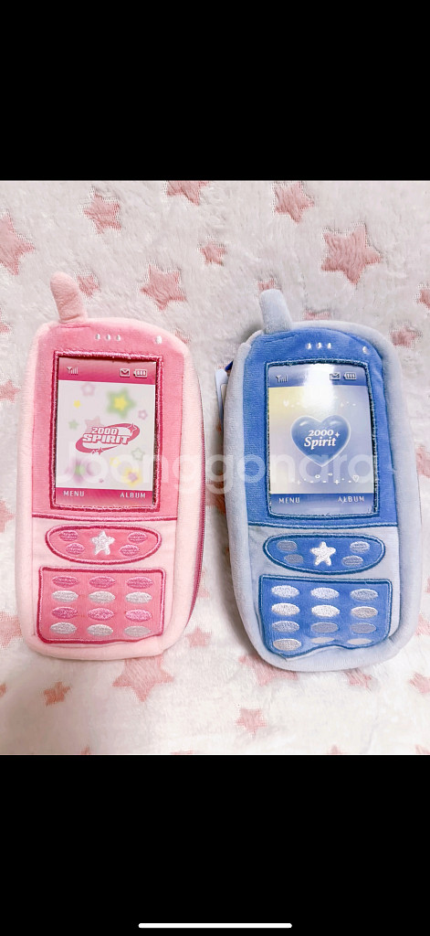 다이소 y2k 투명창 필통--0