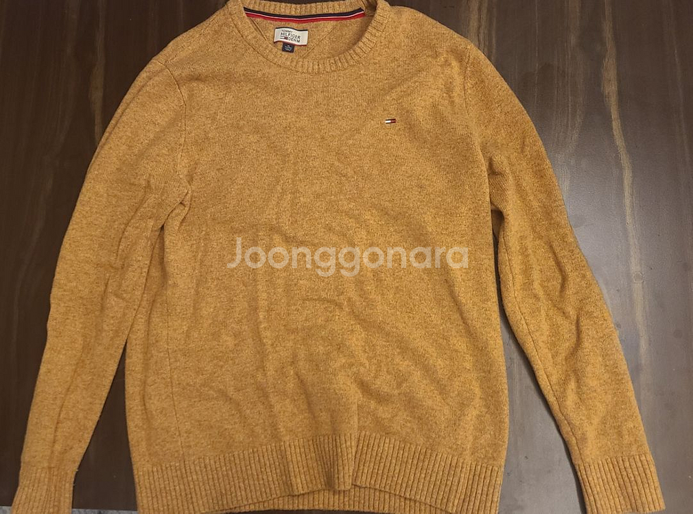 타미힐피거 니트 XL사이즈 브라운 판매합니다--0