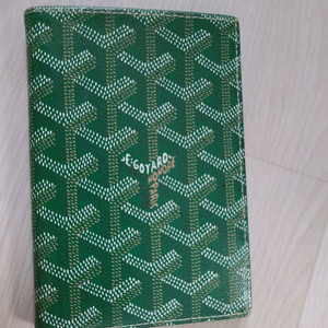 고야드 그린 반지갑 상태좋음