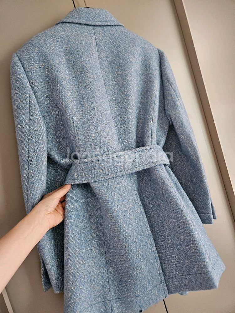 모조에스핀 헤링본 트위드 모자켓 새상품 정가109만--4