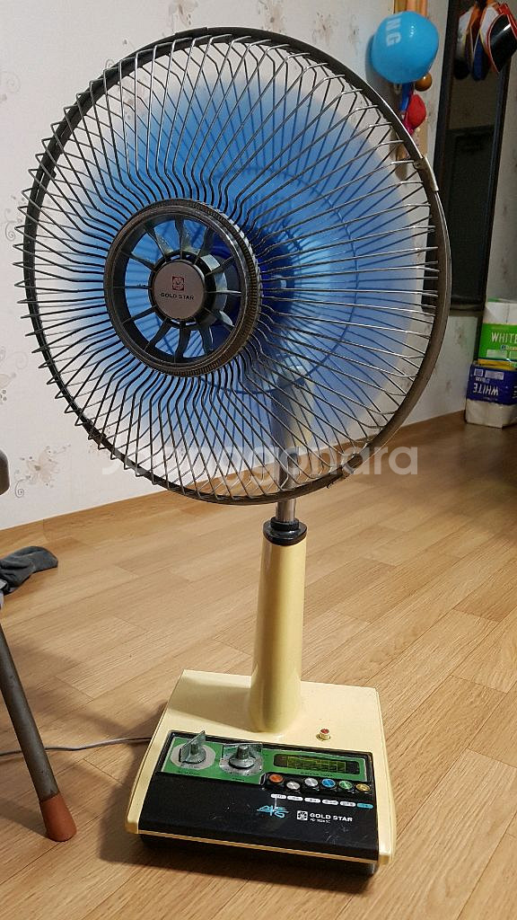 골드스타 전기 선풍기--0