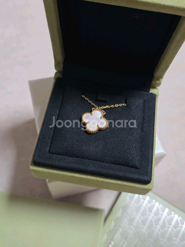 반클리프앤아펠 알함브라 빈티지 목걸이--2