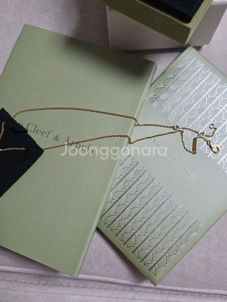 반클리프앤아펠 알함브라 빈티지 목걸이--3