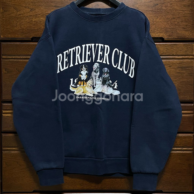 에이블리 리트리버클럽 크루넥 맨투맨S--1