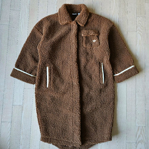 아디다스 롱 후리스 플리스 제니 여성 자켓 쉐르파 XS