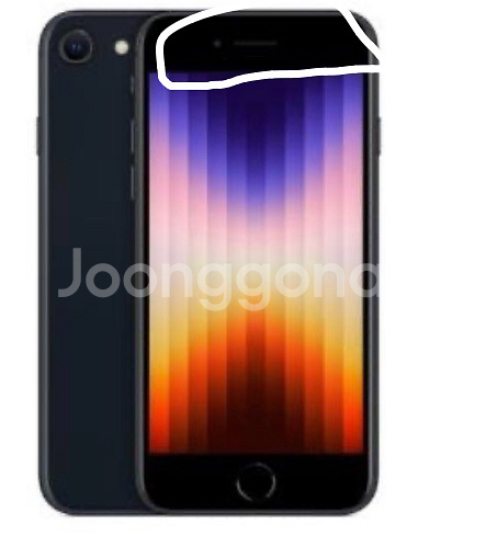 초sss급 아이폰 SE3 128gb 90% 스타라이트 갤럭시 교환가느0--5