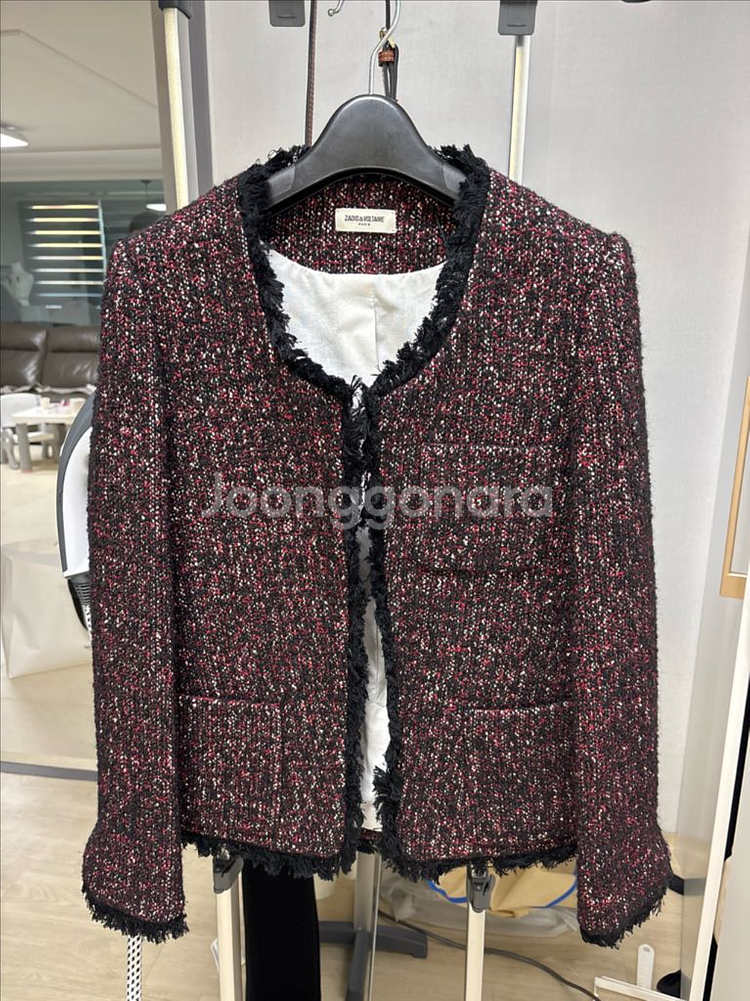 새상품 쟈딕앤볼테르 트위드 재킷 (가을~초겨울용)--0