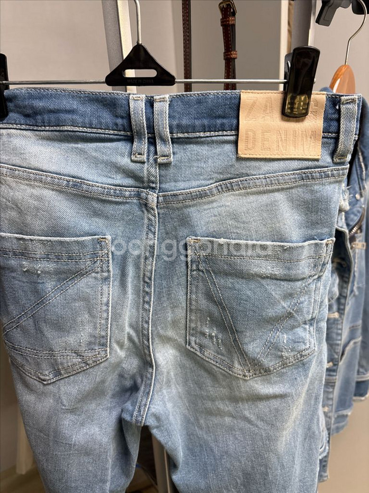 상태최상 쟈딕앤볼테르 이효리 청자켓 청바지 세트 (바지랑세트)--2