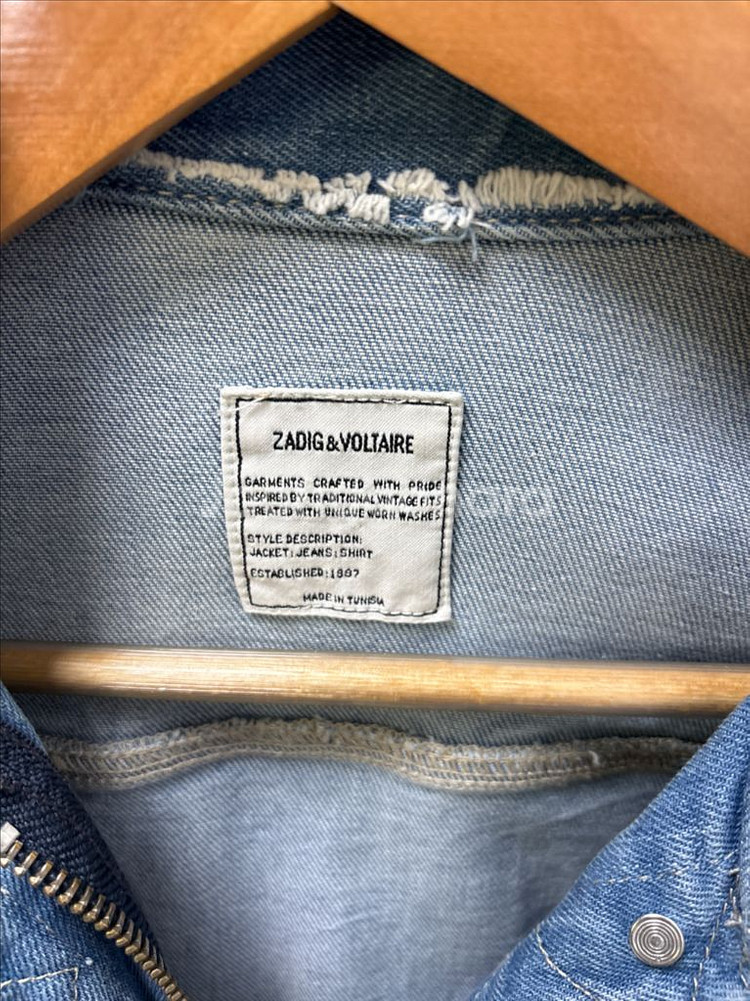 상태최상 쟈딕앤볼테르 이효리 청자켓 청바지 세트 (바지랑세트)--5