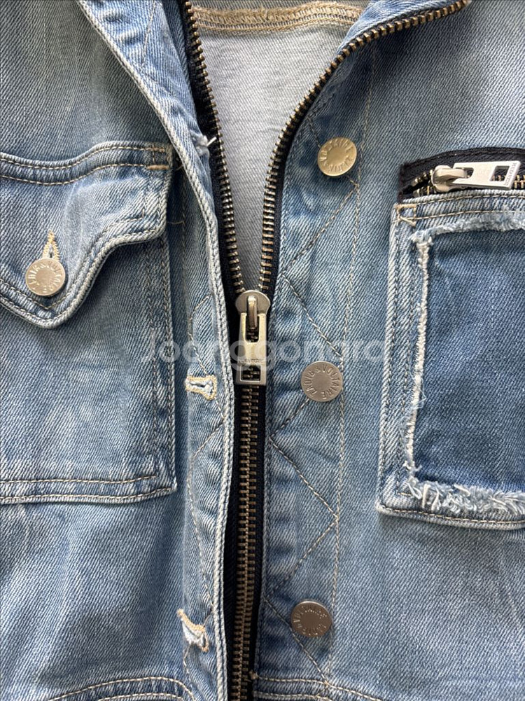 상태최상 쟈딕앤볼테르 이효리 청자켓 청바지 세트 (바지랑세트)--4