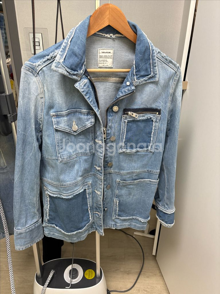 상태최상 쟈딕앤볼테르 이효리 청자켓 청바지 세트 (바지랑세트)--3