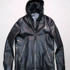 지오송지오 / 후드레이어드 양가죽자켓 / 100