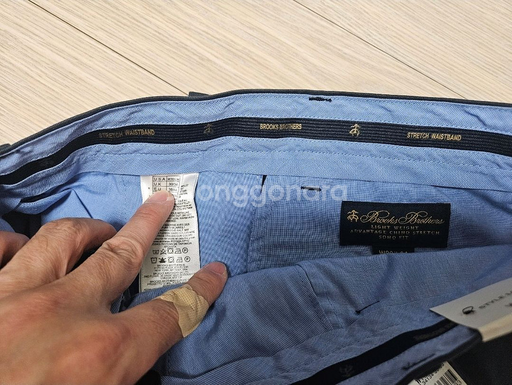 브룩스브라더스 / 소호핏 스트래치 치노팬츠 새제품 2점 / 30, 30--7