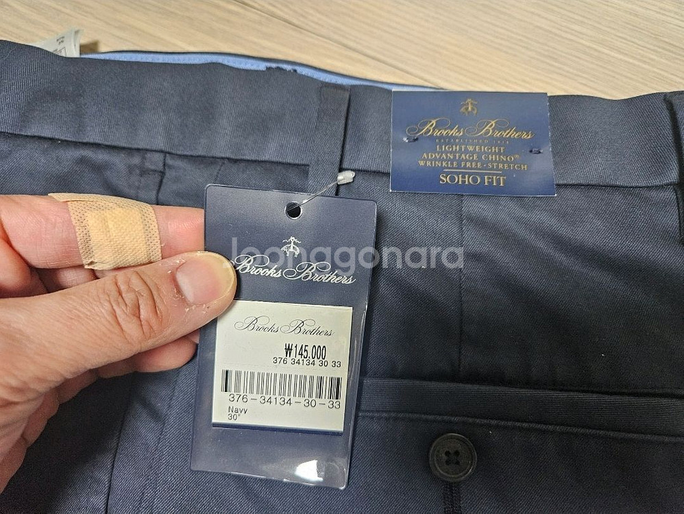브룩스브라더스 / 소호핏 스트래치 치노팬츠 새제품 2점 / 30, 30--6