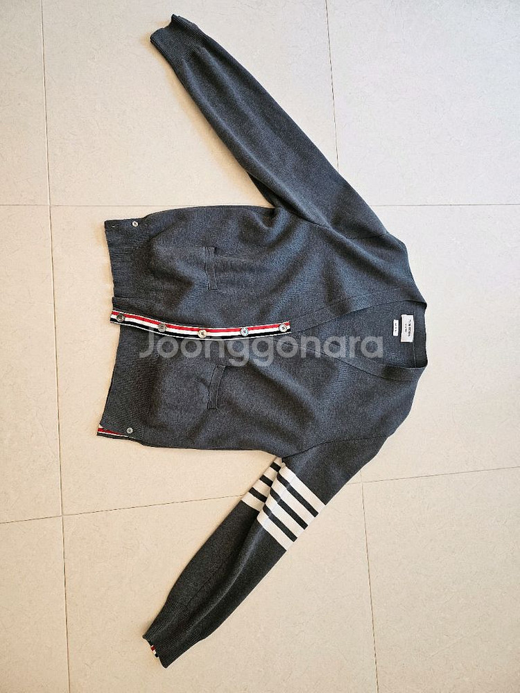 톰브라운 니트 가디건--2