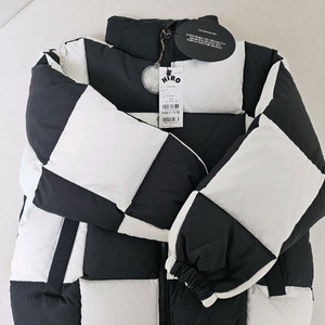 히로 빅체커 패딩 점퍼 130 + 리유저블 백+ 손가락장갑