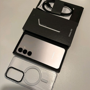 (자급제 풀박스) 갤럭시 S25 실버 + 케이스