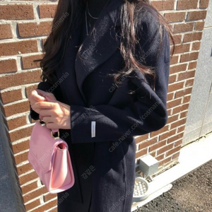 핸드메이드 울 코트 다크 네이비