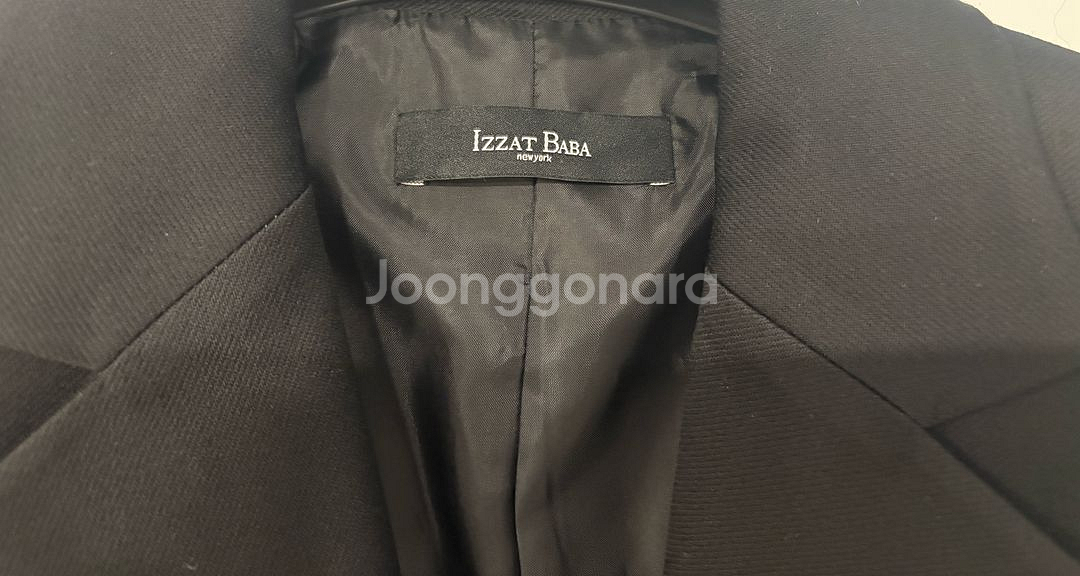 아이잗바바 울 블랙 자켓 55 정품--3
