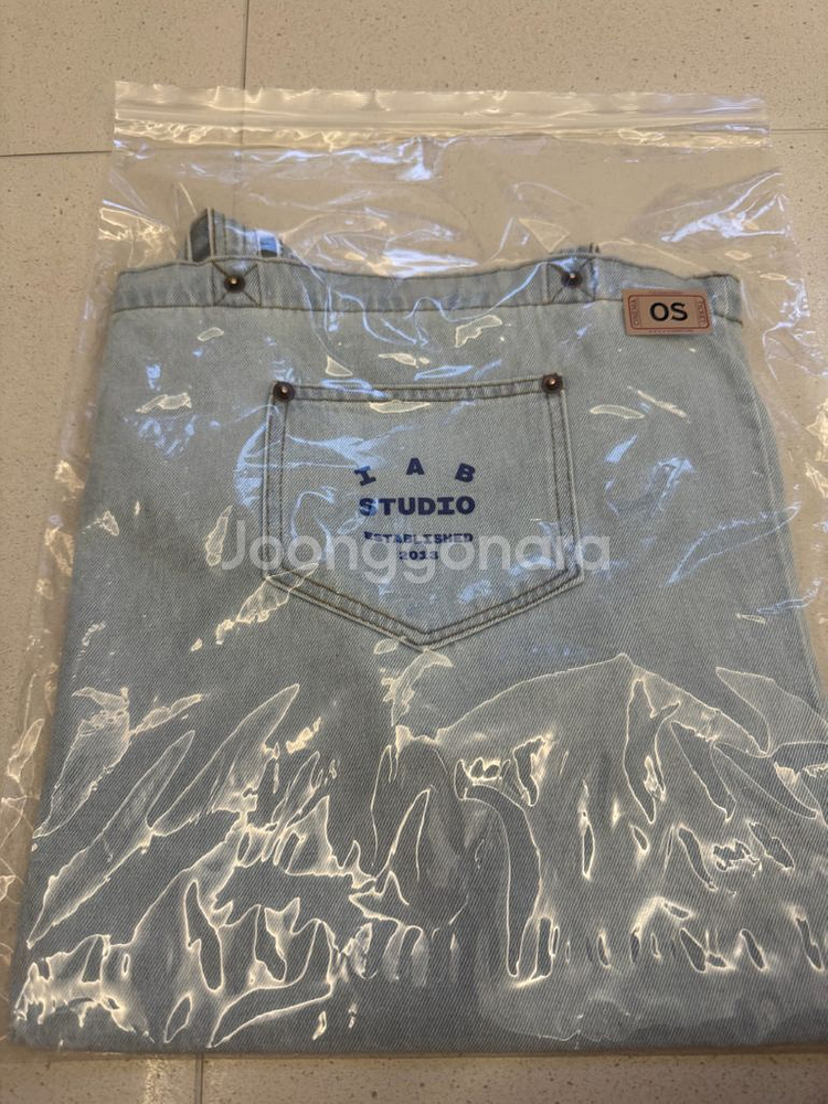 부산국제영화제 biff 아이앱스튜디오 데님 토트백 부국제 굿즈 2025년--0