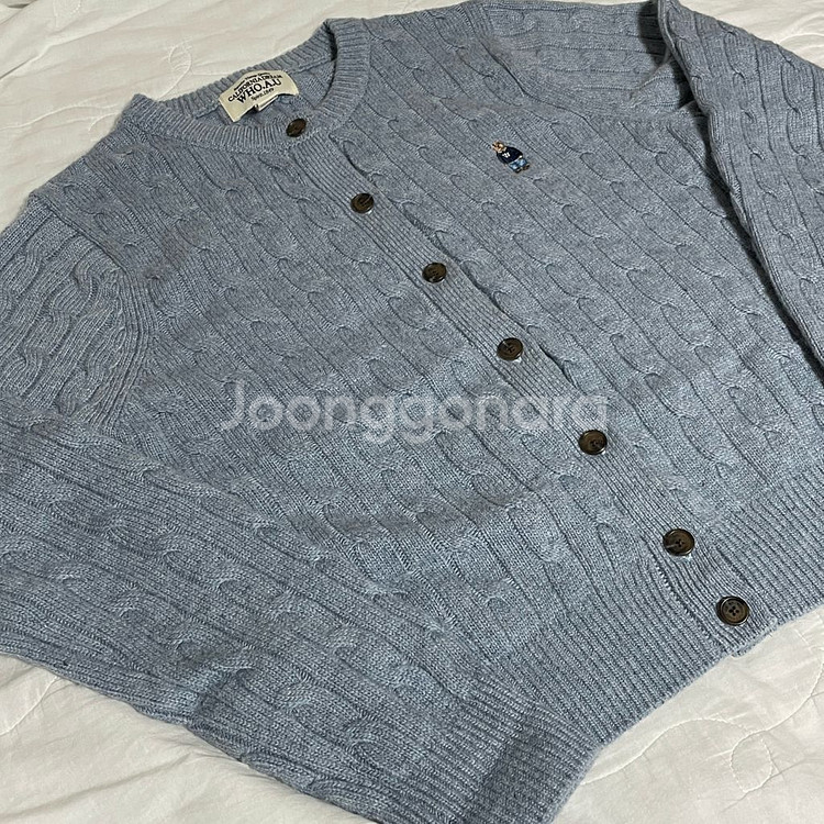 에이블리 후아유 케이블 니트 가디건S--1