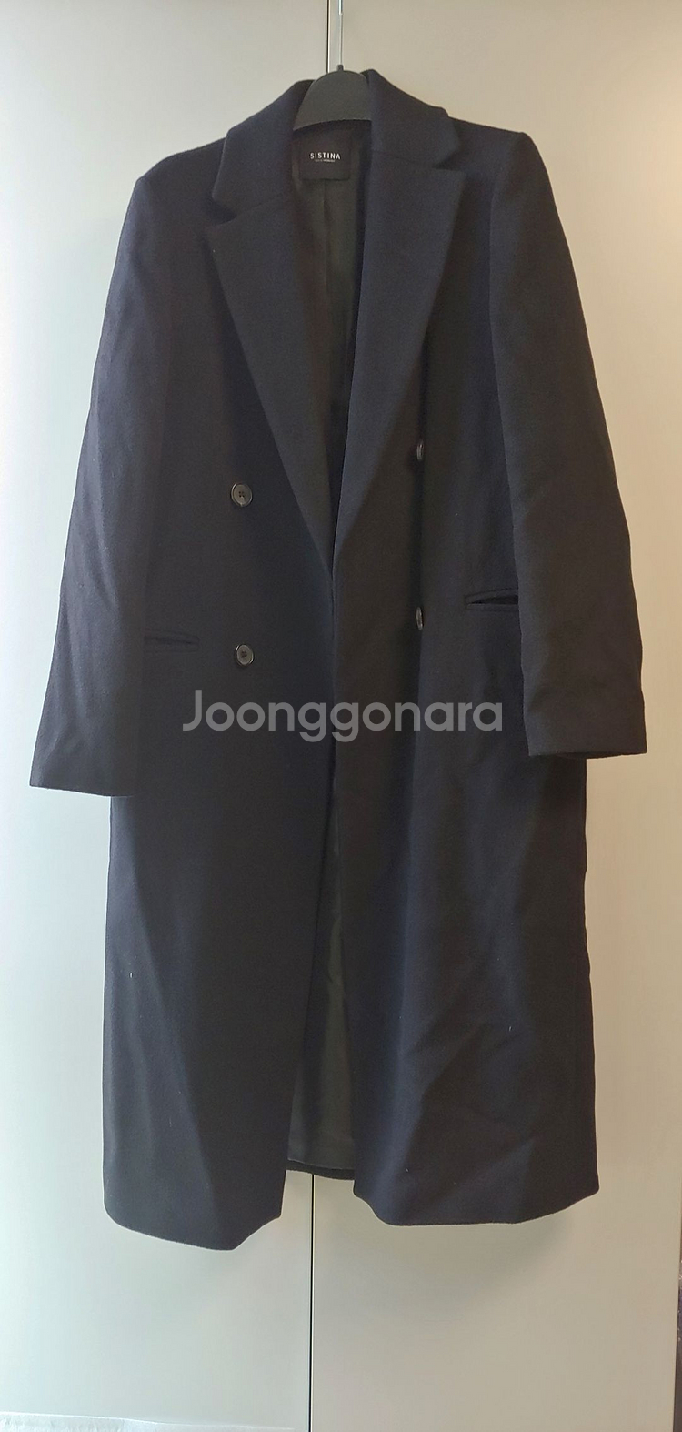 SISTINA 블랙 코트--0