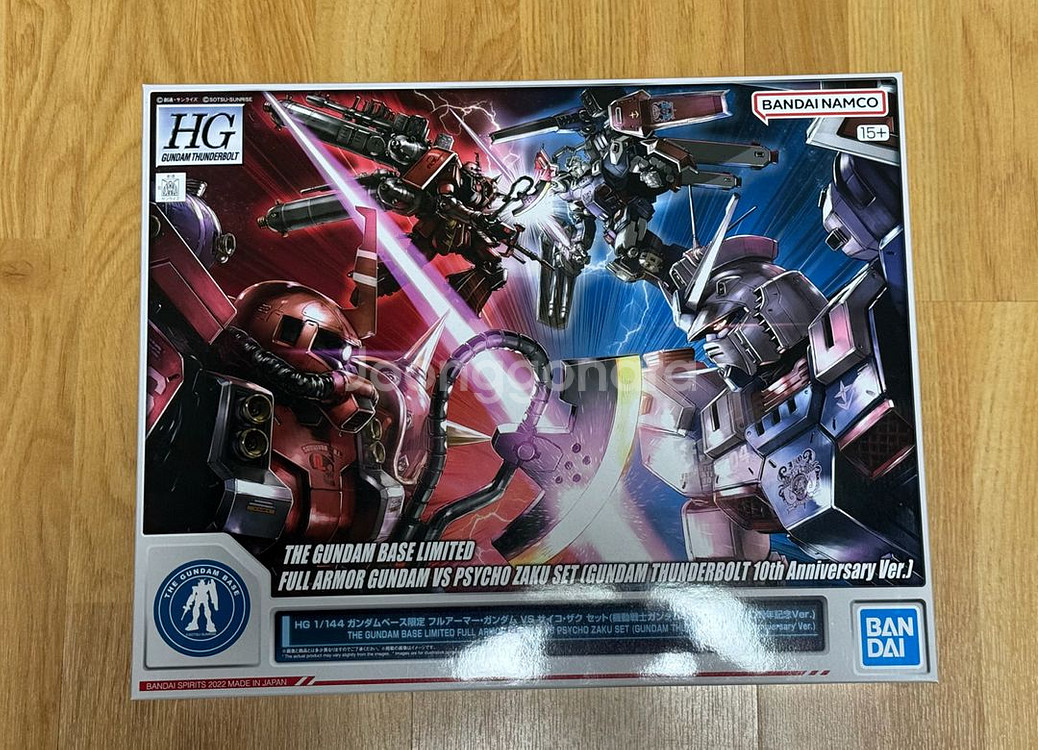 HG 풀아머 건담 VS 사이코 자쿠 세트 썬더볼트 10 주년 기념 Ver 팝니다--4