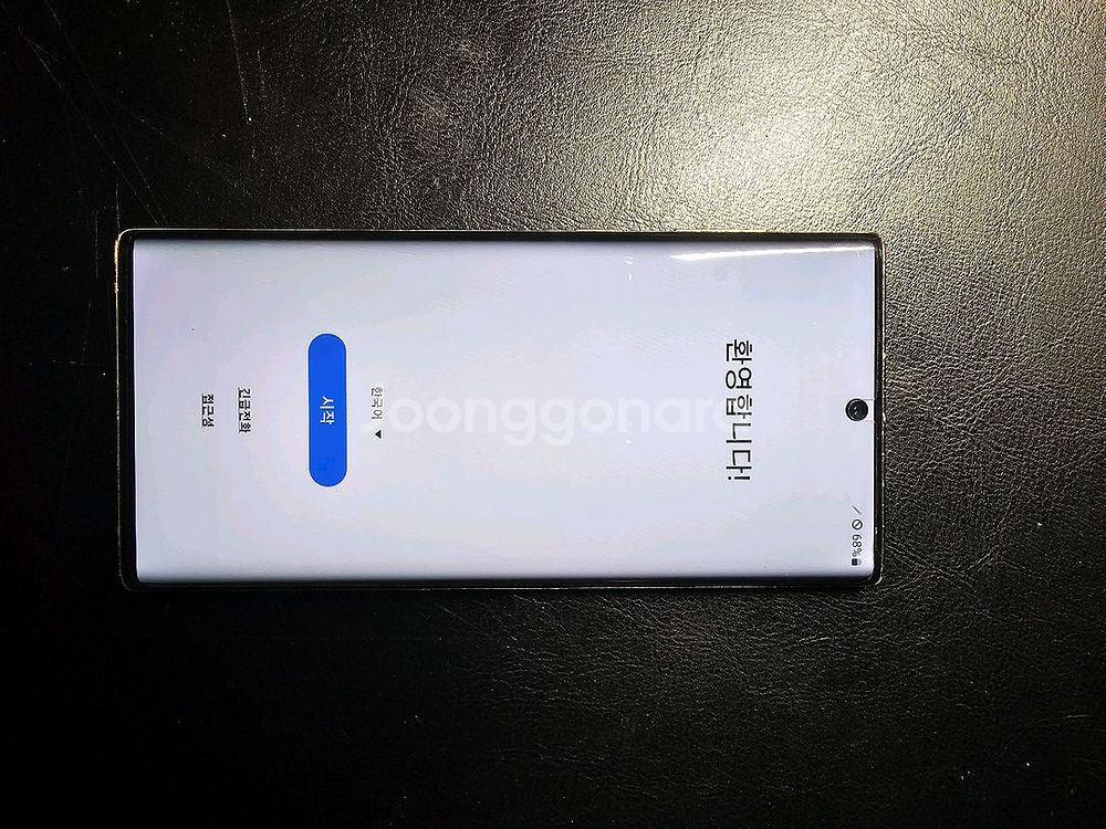 갤럭시노트10 자급제 아우라글로우 256gb--1