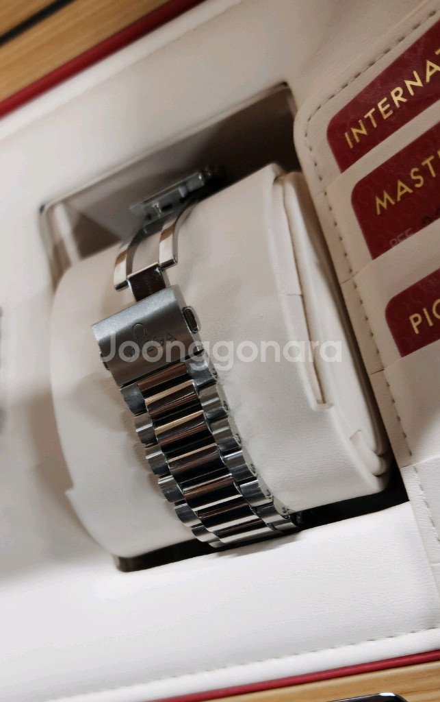 오메가 아쿠아테라 38mm 블랙래커 25년식--3