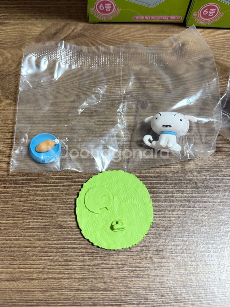 짱구 피크닉 피규어 수지 흰둥이 미개봉 일괄--2