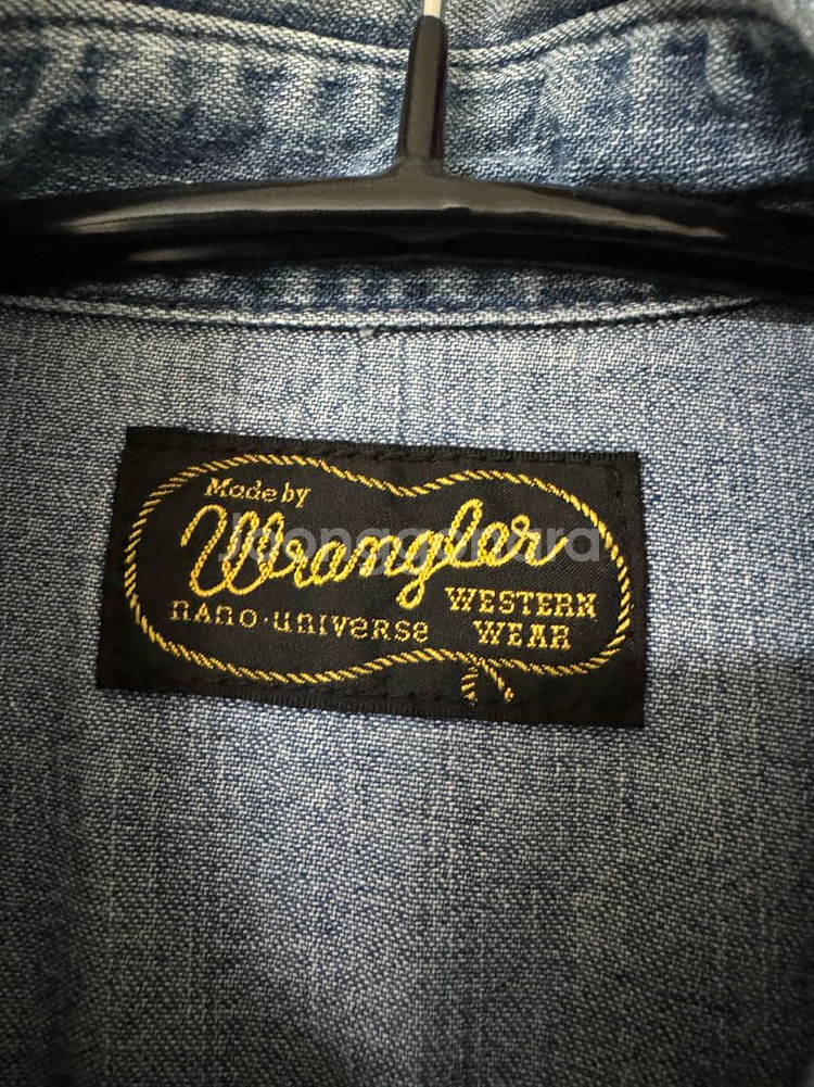 랭글러 웨스턴 데님셔츠 wrangler--1