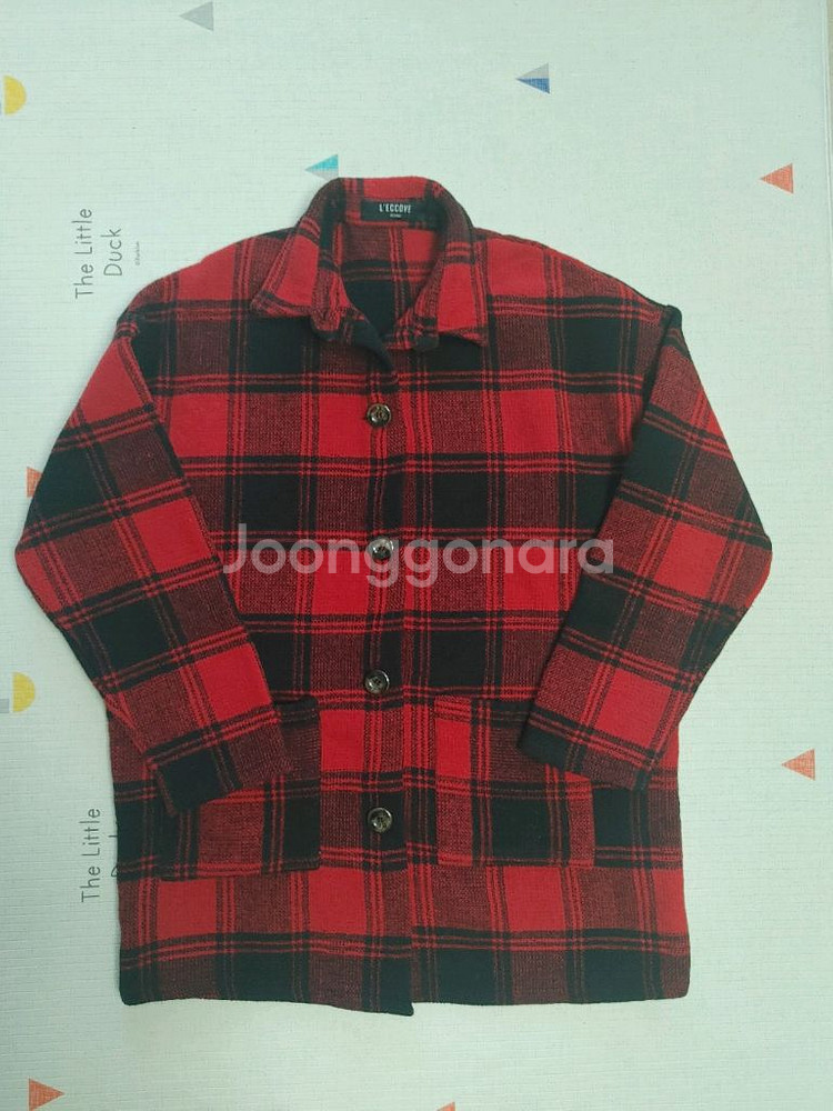 레코브 체크 셔츠 코트(자켓)--0
