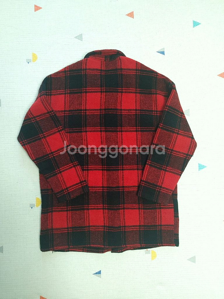 레코브 체크 셔츠 코트(자켓)--1