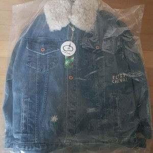 리미떼두두 데님 퍼 자켓