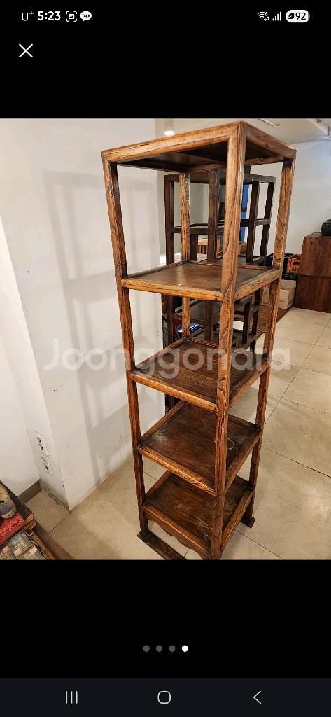 원목 선반 수납장 진열장--3