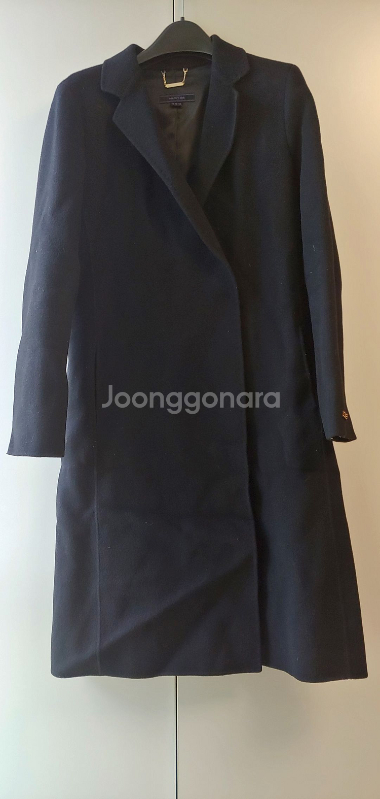 메이비 블랙 코트--0
