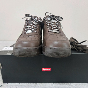 나이키 에어포스1 슈프림 바로크 브라운 280