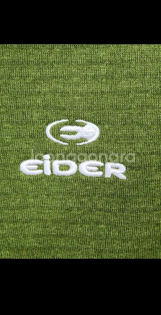 (L) 아이더 반집업 티셔츠 배색 아웃도어 등산복 긴팔티--3