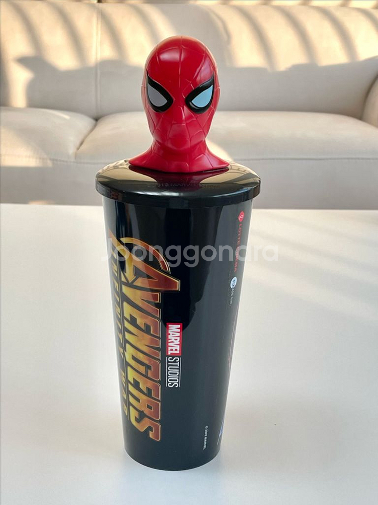 어벤져스 인피니티워 리유저블컵 스파이더맨 헐크--0