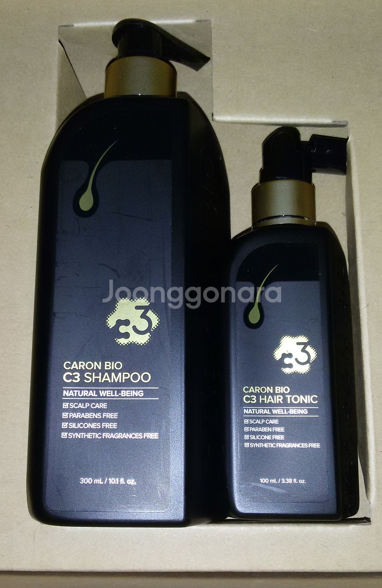 카론바이오 c3샴푸300ml+c3 헤어토닉 100ml--0