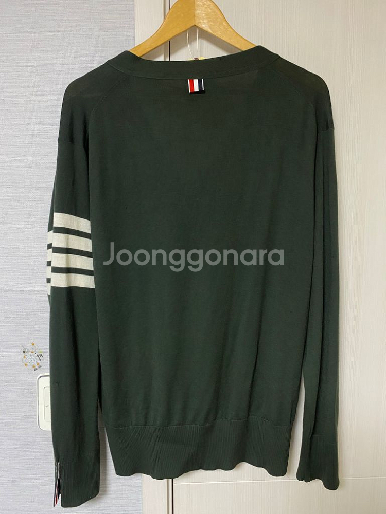 [5] 톰브라운 메리노 울 가디건 다크 그린--1