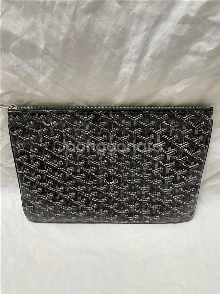 고야드 블랙 세나 클러치 MM--1